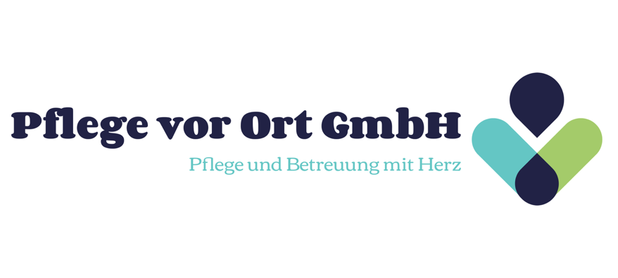 Logo der Firma "Pflege vor Ort GmbH - Pflege und Beratung mit Herz"